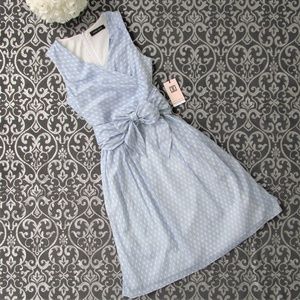 diamond wrap midi dress